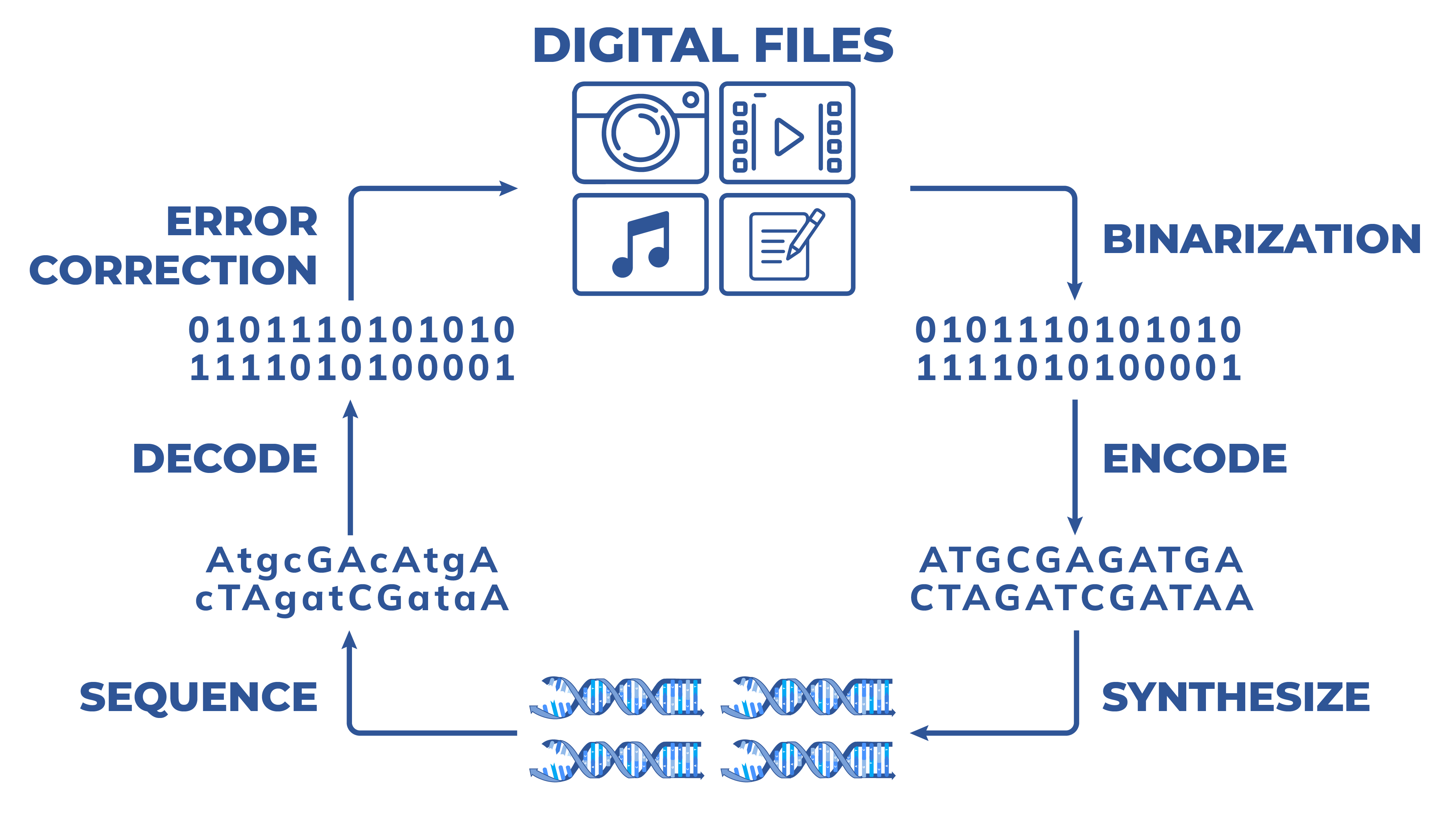 DNA Storage Research – Storage of binary data on DNA. Our mission is to ...